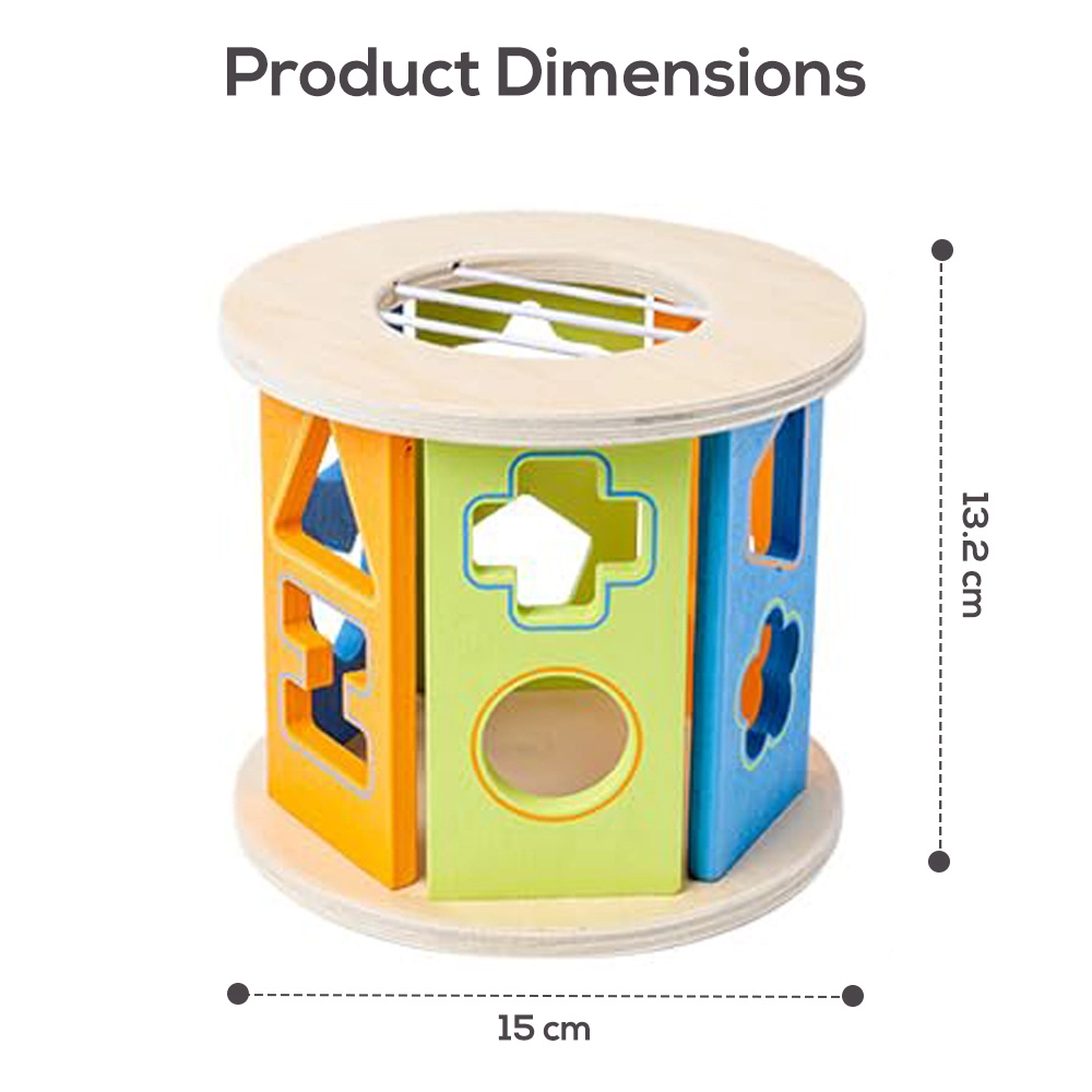 Wooden Activity Box - Suitable for 3 years and above 12 Pcs
