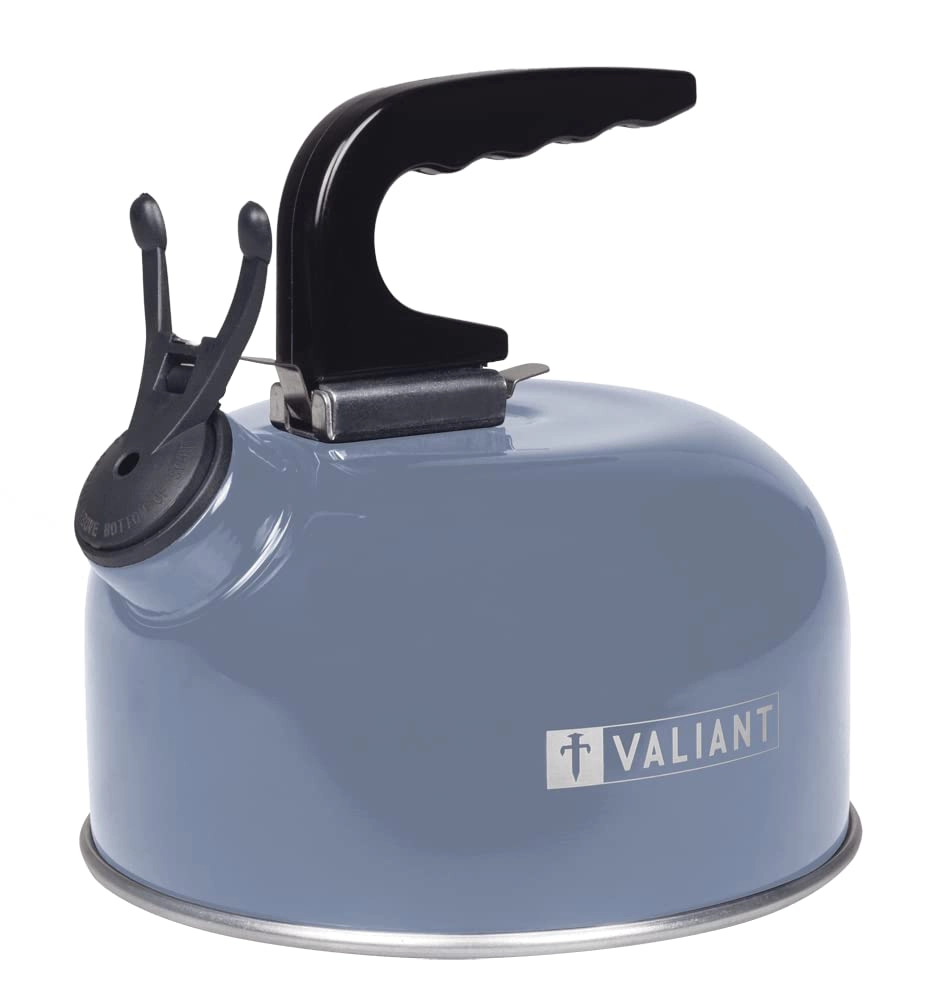 Valiant Portable Camping Whistling Kettle - 1 litres