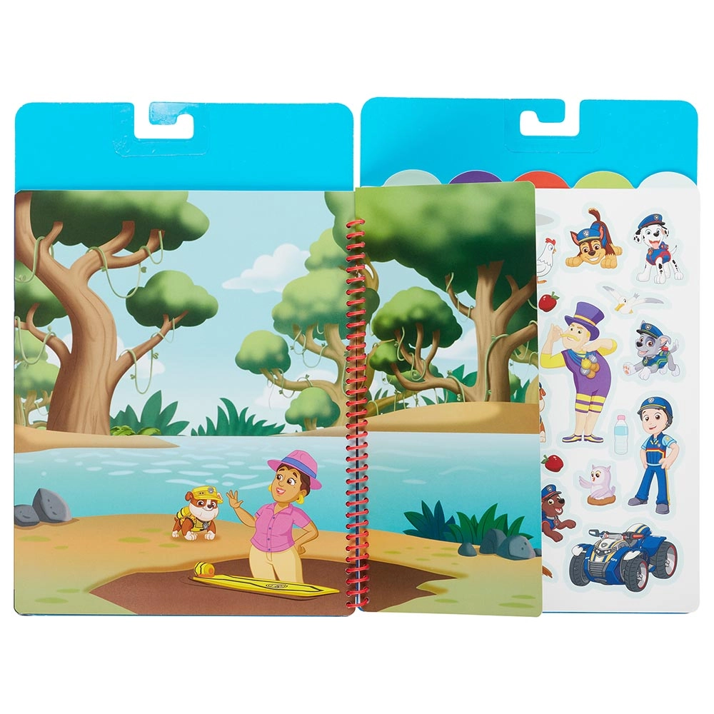 PAW Patrol Restickable Stickers Flip-Flap Pad - 5 pages 130 piece(s)