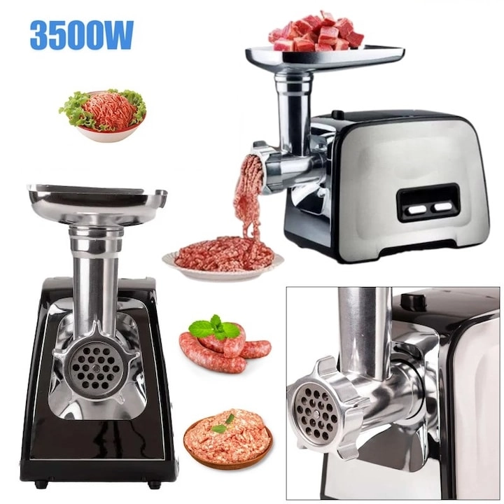 Zayluna Electric Meat Grinder - 3500W Stainless Steel