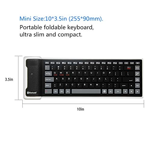 Mini Wireless Bluetooth Keyboard - EN Wired/Wireless