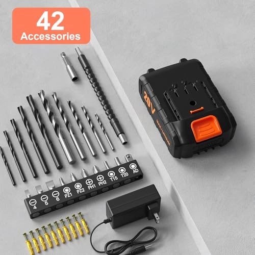 Cordless Drill Set - 20 Volts
