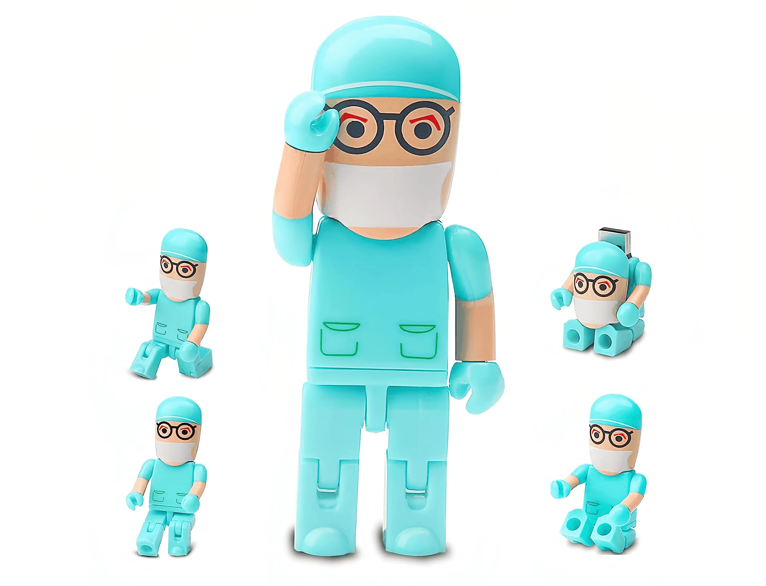 WooTeck Doctor Robot USB Flash Drive - 128GB