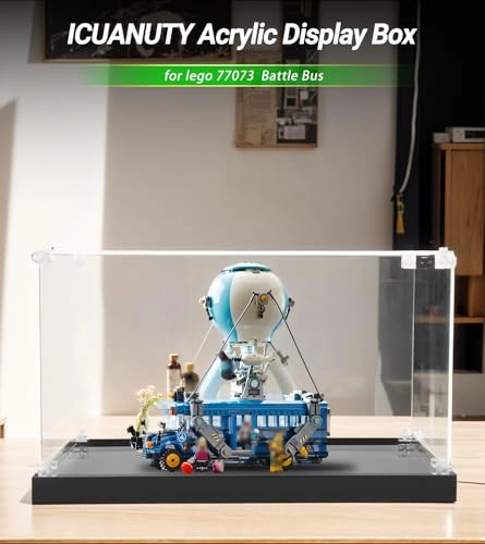 Acrylic Display Case for Lego Battle Bus 77073