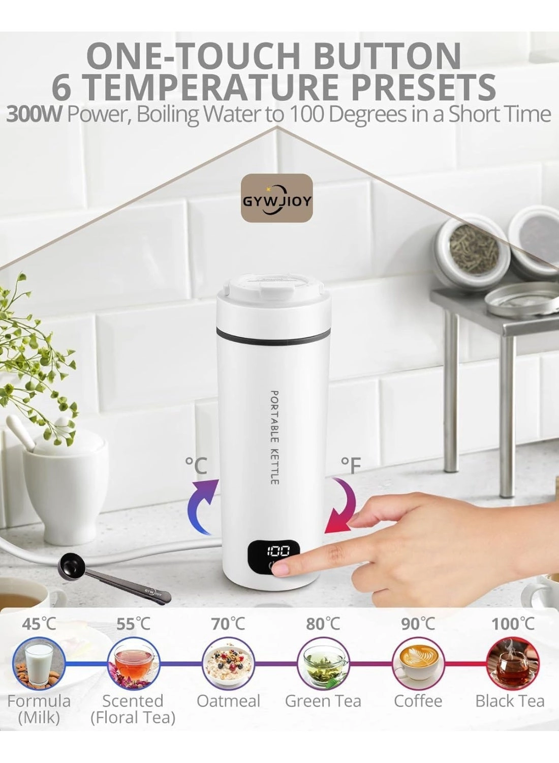 Portable Travel Electric Kettle