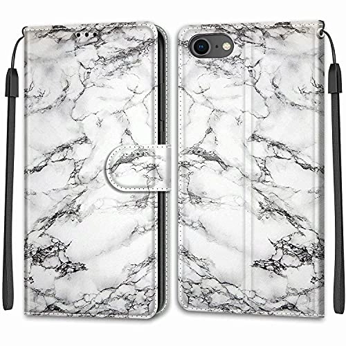 Nadoli Wallet Case Faux Leather, Thermoplastic Polyurethane for iPhone SE 2020