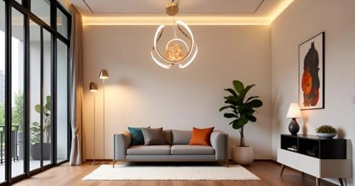 Modern LED Chandelier - Dimmable