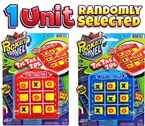 Portable Tic Tac Toe - 1 Pack Mini Travel