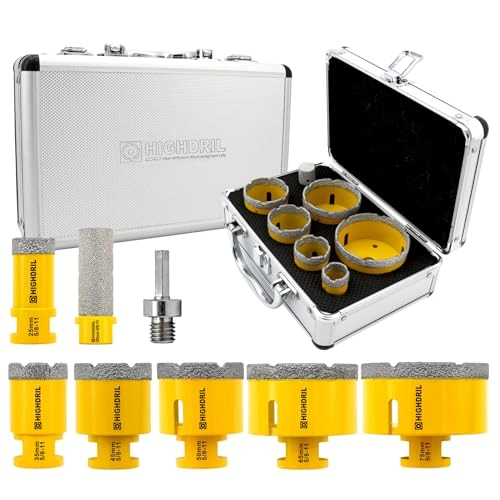 Diamond Drill Bits Kit - 8 pcs