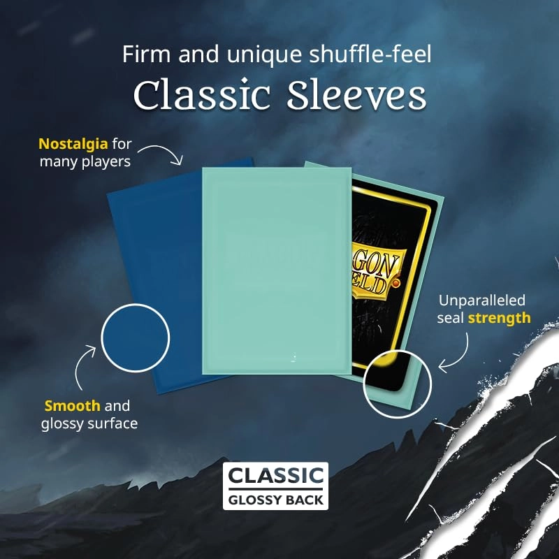 Standard Size Card Classic Sleeves - 100pcs