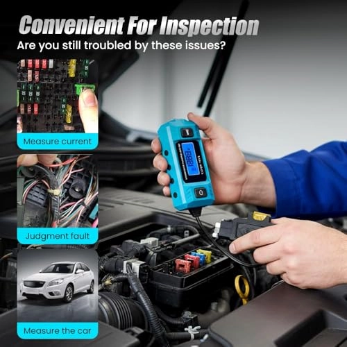 Multifunctional Car Circuit Tester - 0.01A-19.99A Backlit Display