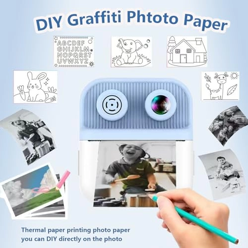 Kids Digital Camera With Instant Print - 48MP 1080P