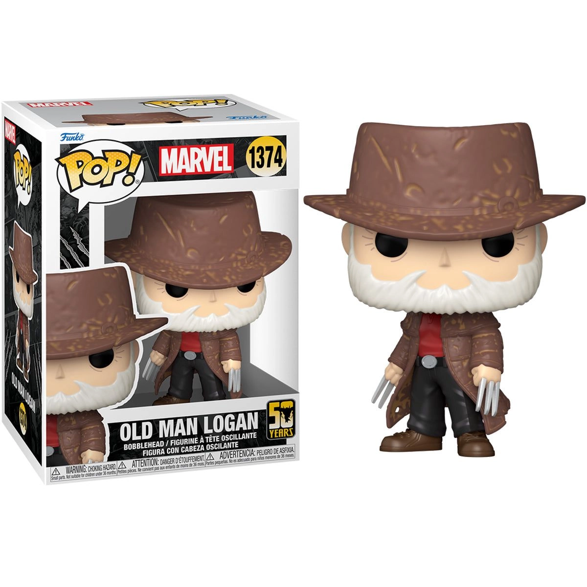 Wolverine - Marvel POP! 50th Ultimate Old Man Loga Vinyl Figure
