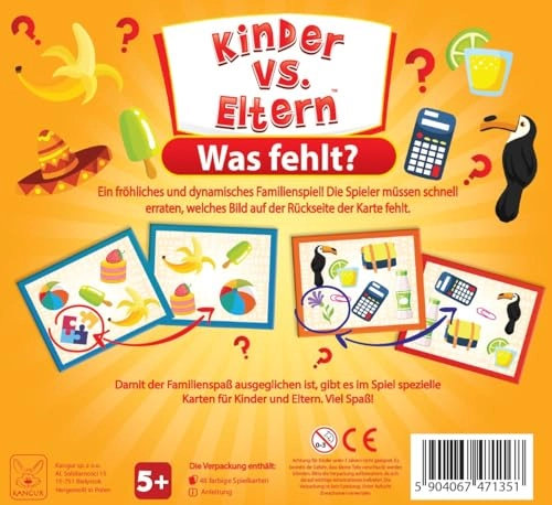 Qu'est-ce qui Manque - Card Game