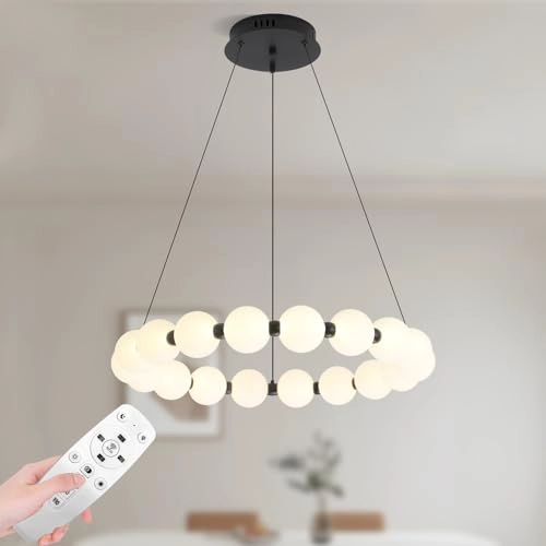 Double Ring Chandelier - Dimmable