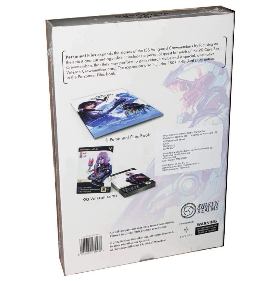 ISS Vanguard: Personnel Files Expansion - 180 Personal Stories 90 Veteran Cards