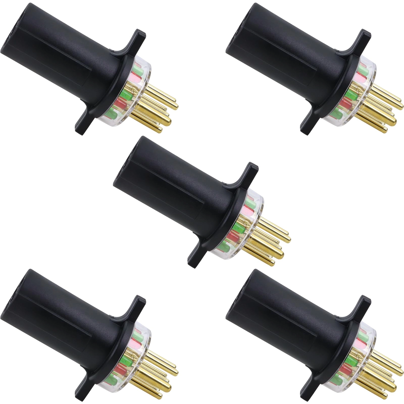 TOPVOP auto 7865L - 12 Volts 7-Way Round Pin