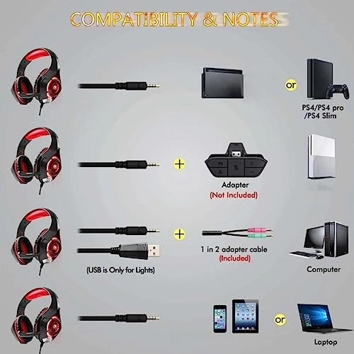 Computer Headset Wired Headset