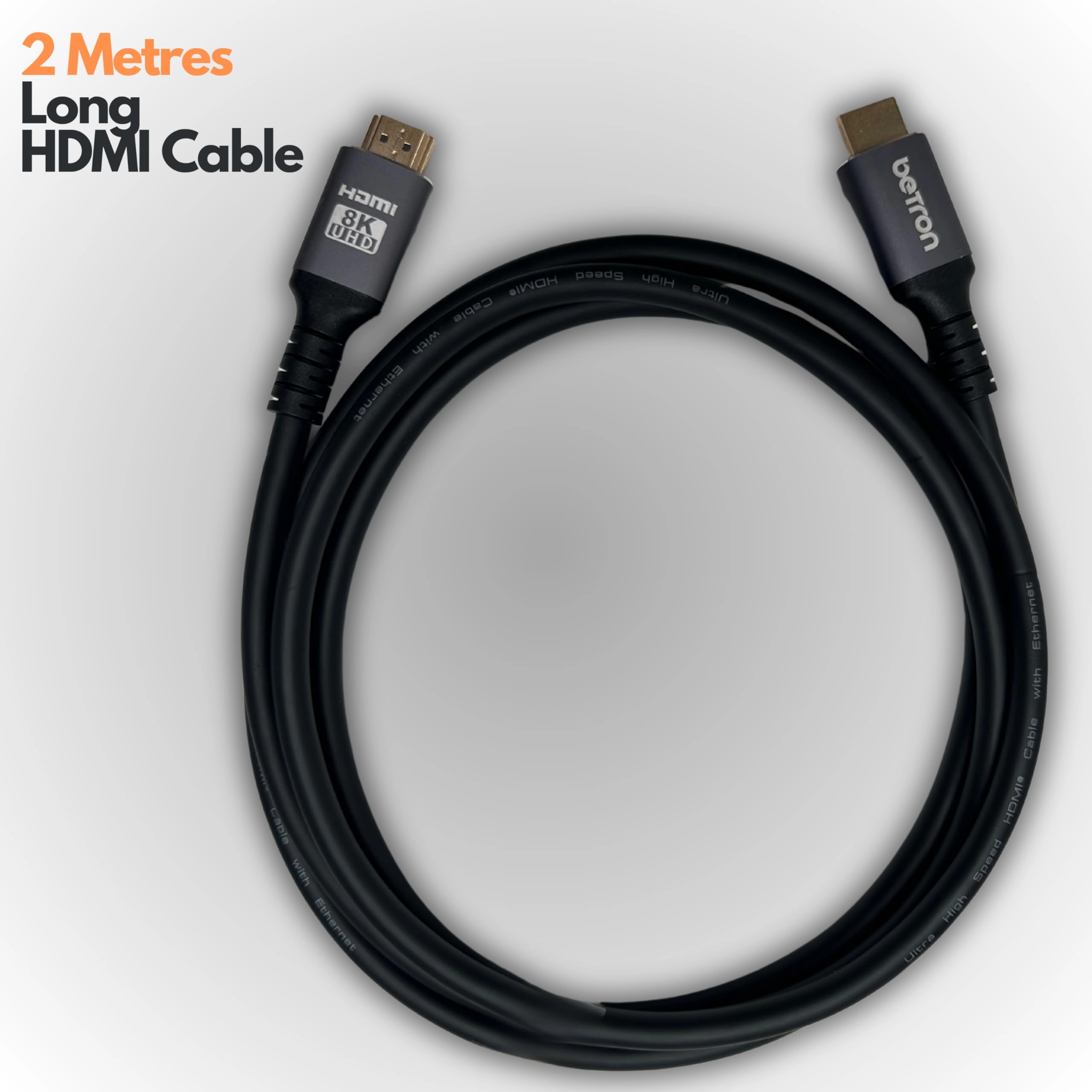 8K HDMI Cable - 2m with Ethernet