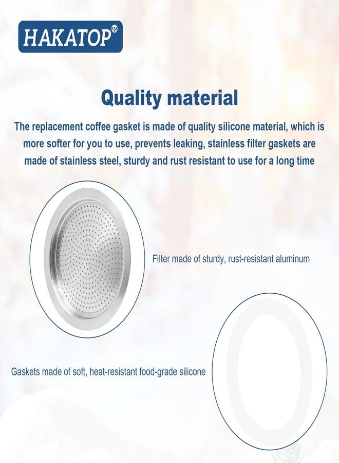 Stainless Filter - 2 + Silicone Gasket - 4