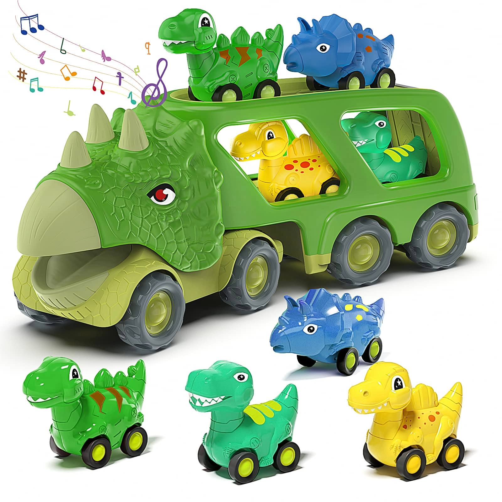 Dinosaur Car Toy - 4pcs