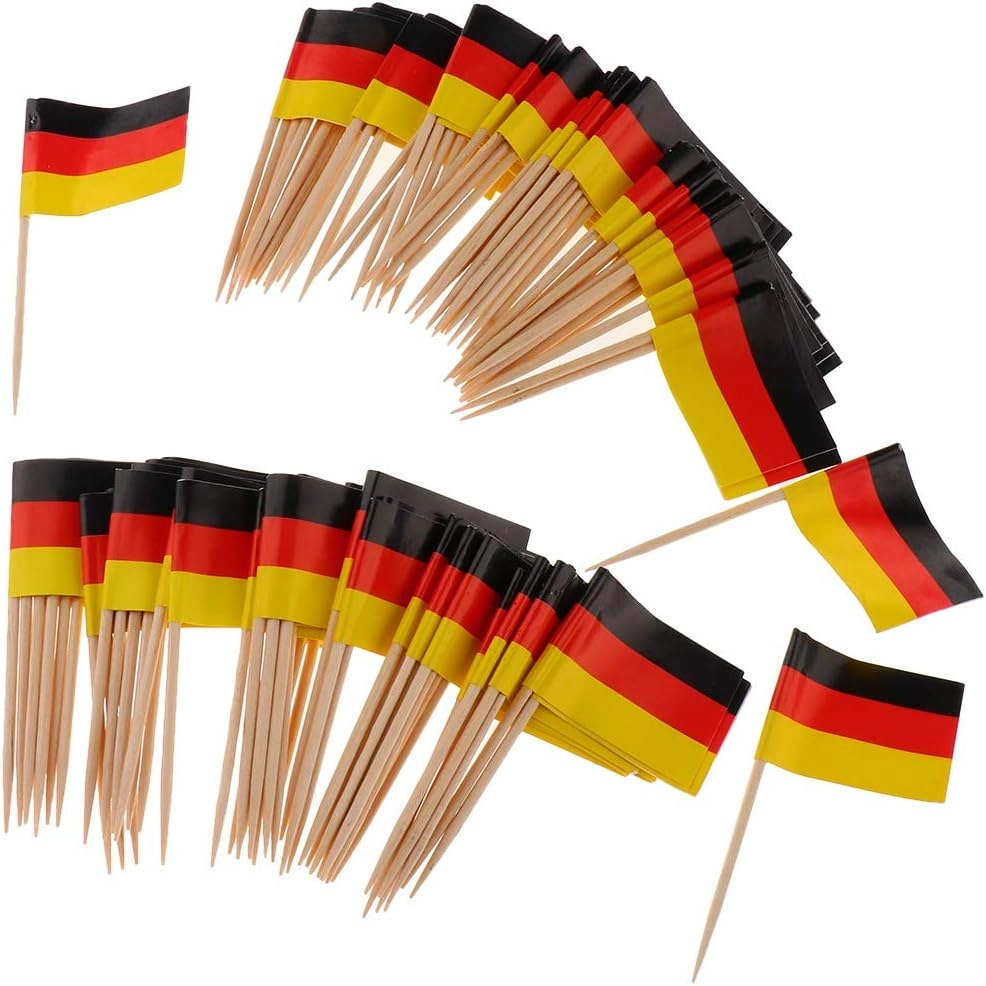 Flag Toothpicks - 100pcs wedding party birthday party