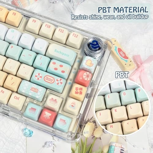 145 Keys PBT Keycaps Set - Keycap Puller