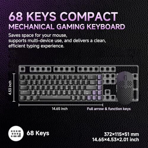 Dk68 - QWERTY Wired/Wireless