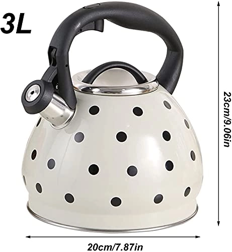 Whistling Teapots Camping CoffeeTea Kettle - 304 stainless steel 3L