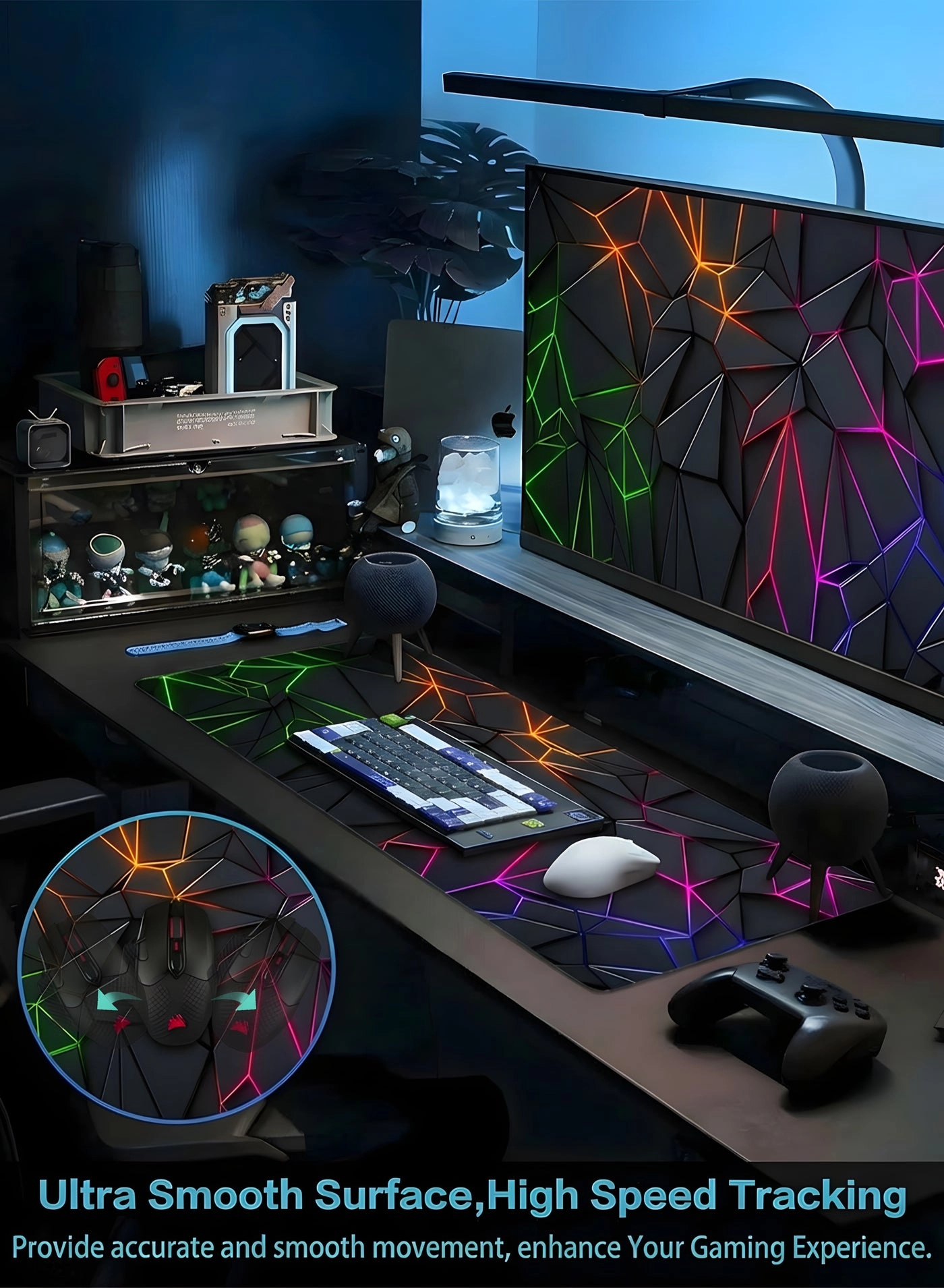 3DLine Cloth Gaming Mouse Pad - 80x30 cm