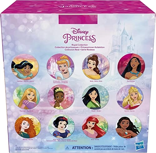 Ariel Fashion Doll - Royal Shimmer + Aurora Fashion Doll + Belle Fashion Doll + Cinderella Fashion Doll + Jasmine Fashion Doll + Merida Fashion Doll + Moana Fashion Doll + Mulan Fashion Doll + Pocahontas Fashion Doll + Rapunzel Fashion Doll + Snow White Fashion Doll + Tiana Fashion Doll Ages 3+