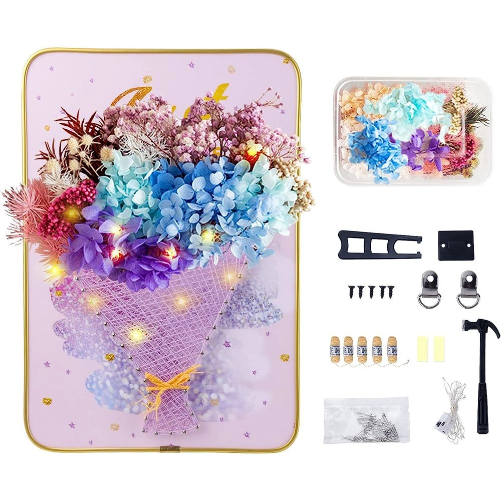 DIY String 3D String Art Kit - 6+ years