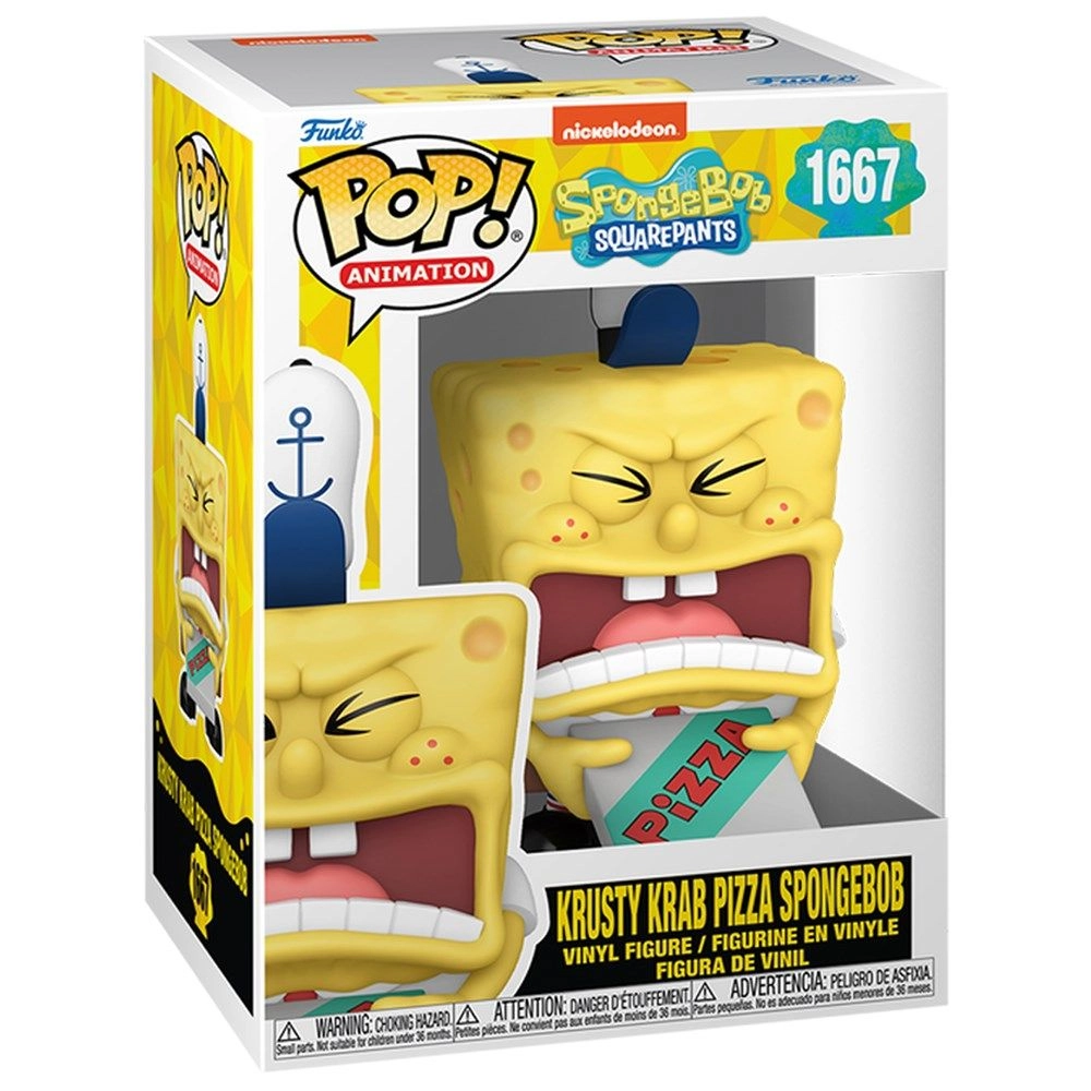 Spongebob - Spongebob SquarePants - 25th with Pizza Vinyl Figures