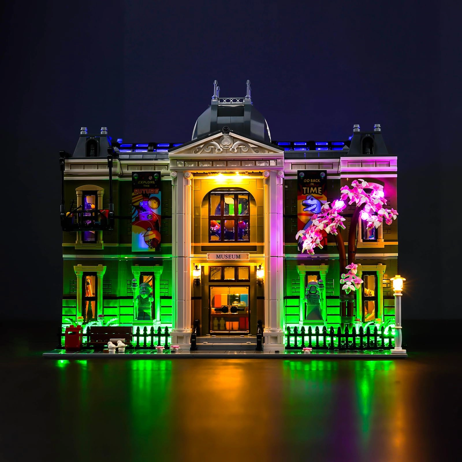 BrickBling LED Light Set for LEGO 10326 Natural History Museum - Copper conductor