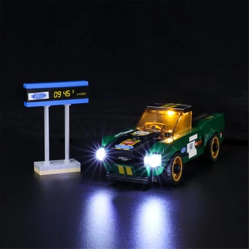 LED Light Set for LEGO 1968 Ford Mustang Fastback Speed Champions 75884 - Plastic 1 4.5-5V