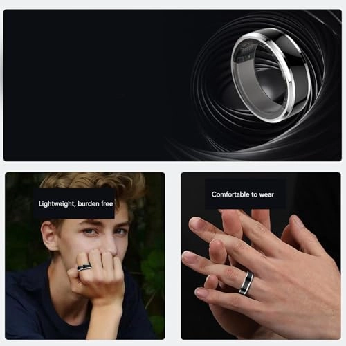 Smart Ring - Heart Rate Monitor Body Temperature Bluetooth