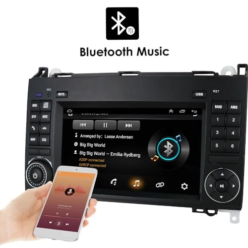 GPS Navigator for Mercedes-Benz W169 A150/A160/A170/A180/A200/W245 B160/B170/B180/B200/W639/Vito/Viano/W906/Sprinter/250 B0BPCGDM61 - 7 inch