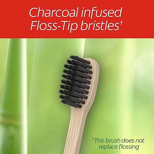 Charcoal Bamboo Toothbrush - Soft 4-Piece Pack