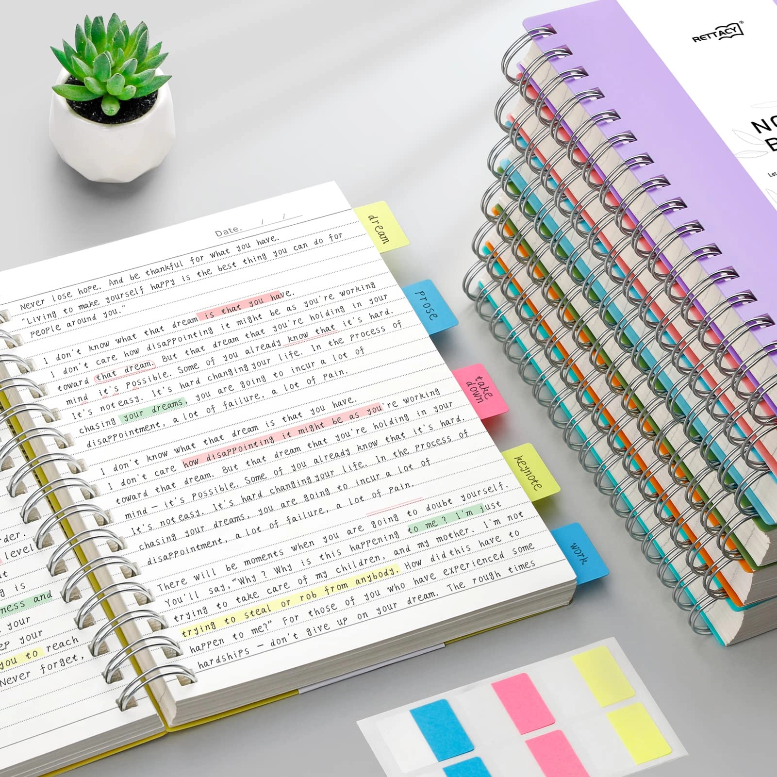 A4 Notebook A4 Spiral - Lined 150 Sheets