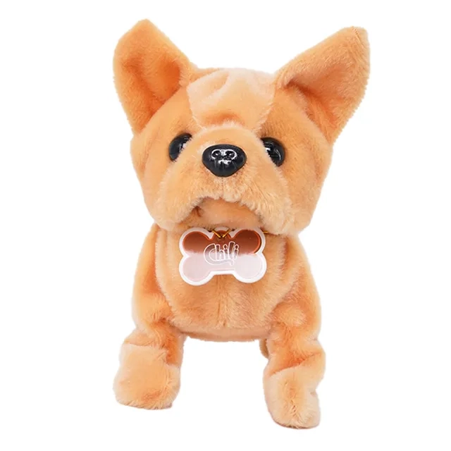 Pugs At Play Battery Operated Walking Pet Spotty - 6.5-Inch