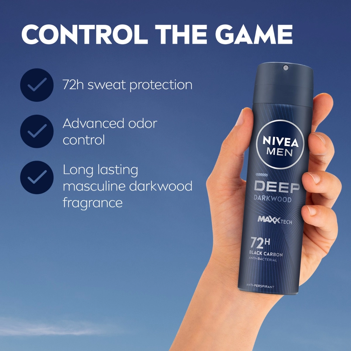 Men Deep Deo Spray - Dark Wood 150 ml