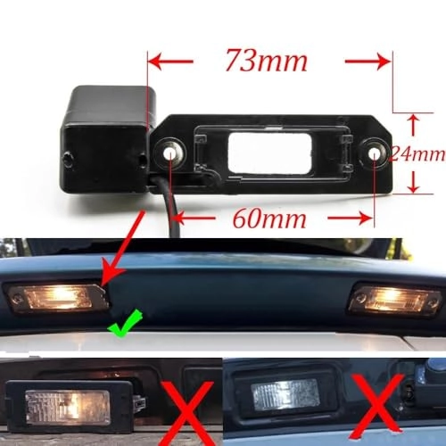 Reverse Backup Rear View Camera - Starlight Night Vision AHD/CVBS 1920x1080P