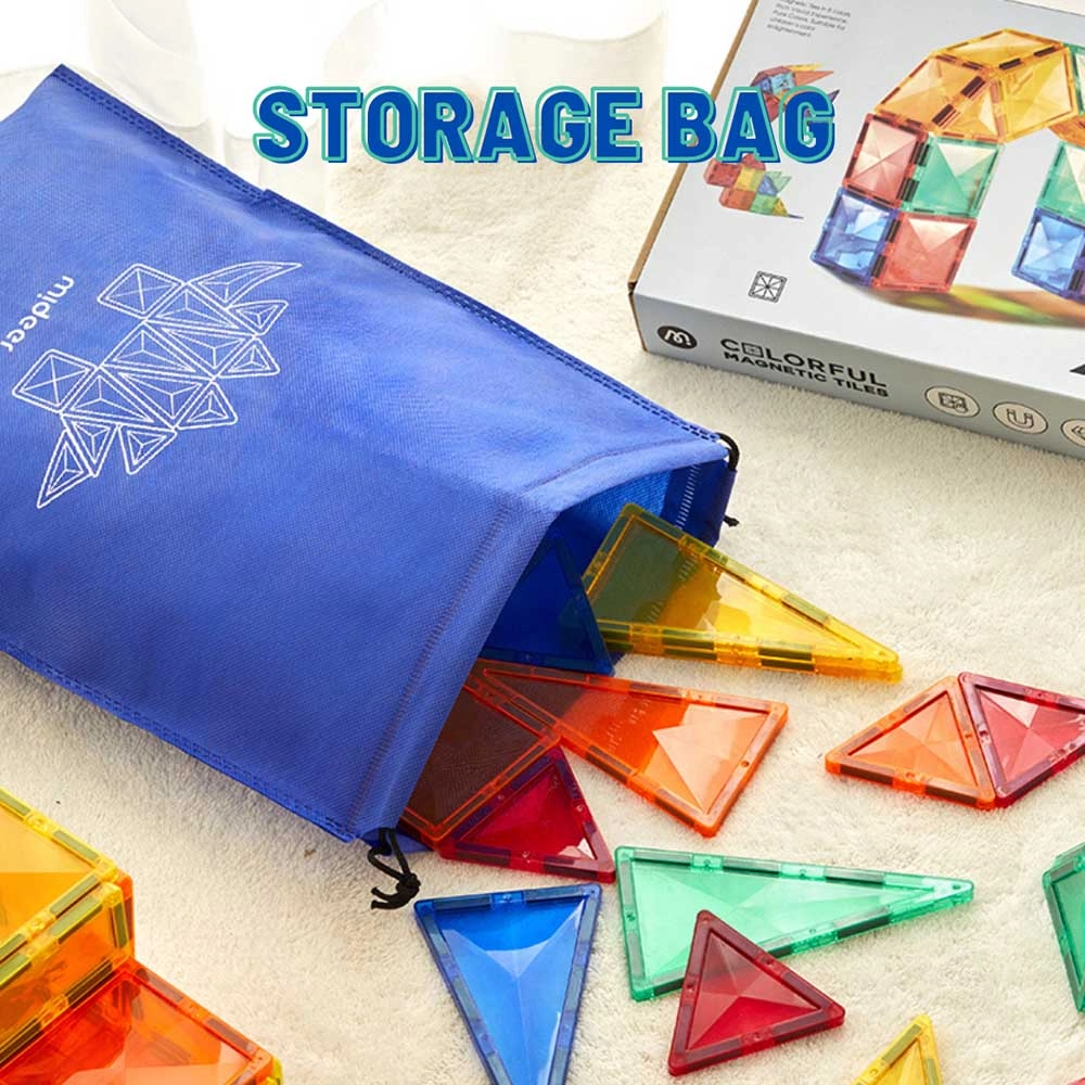 Colourful Magnetic Tiles CT1211 - 100pcs