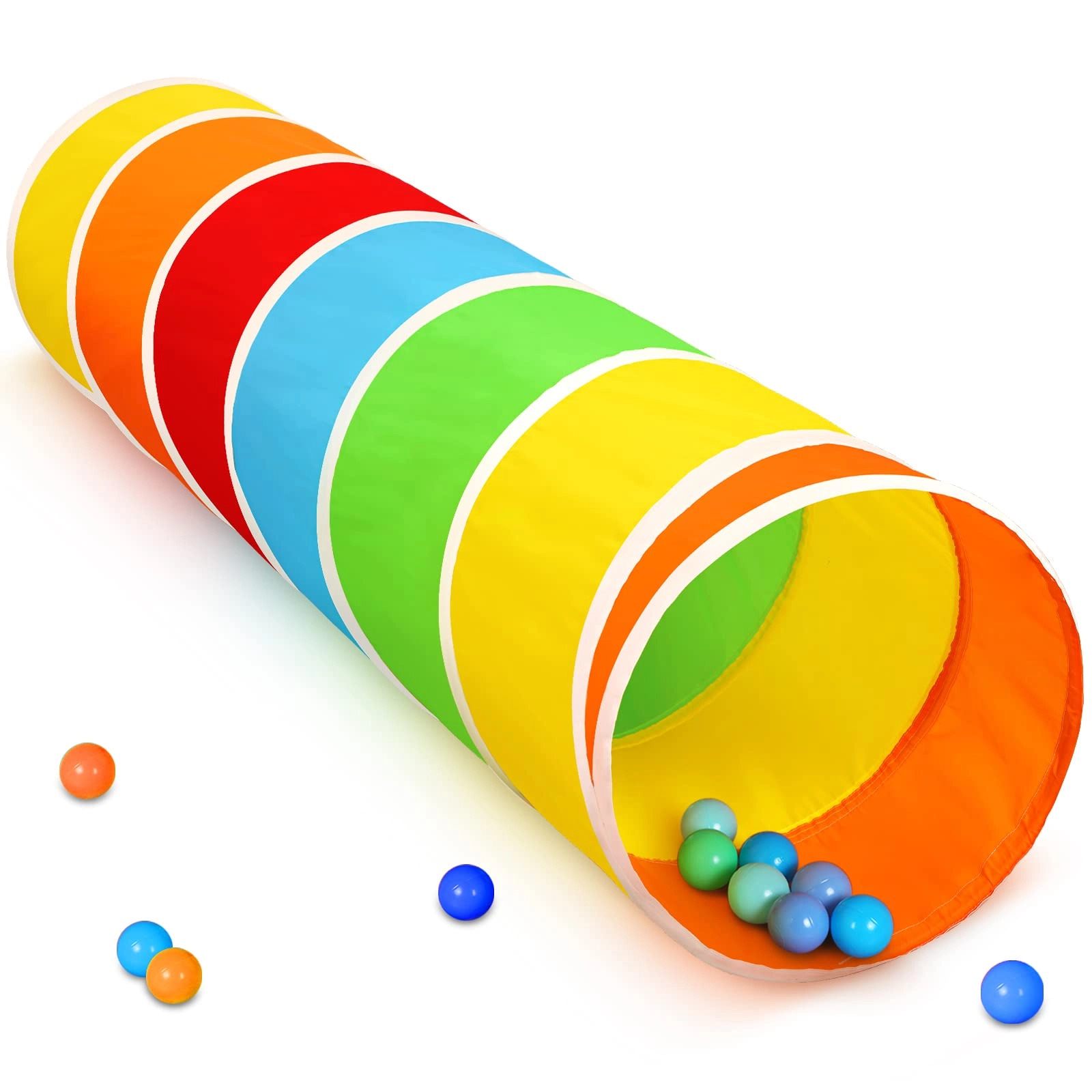 Kids Play Tunnel - Colorful Pop Up Rainbow