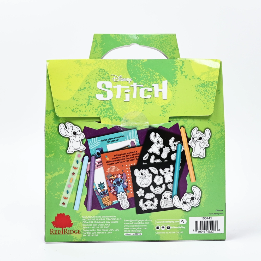Stitch Sticker Book Velvet 2 pcs