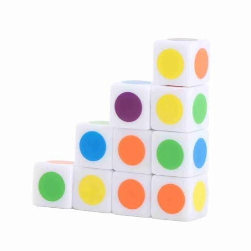 Color Dot Dice - 18 months and up 20 pieces
