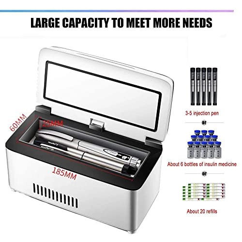 Portable Insulin Cooler - 2-8°C Lithium Battery