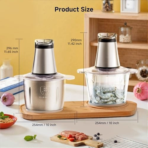 Dual Bowl Food Prep Processor - 3L