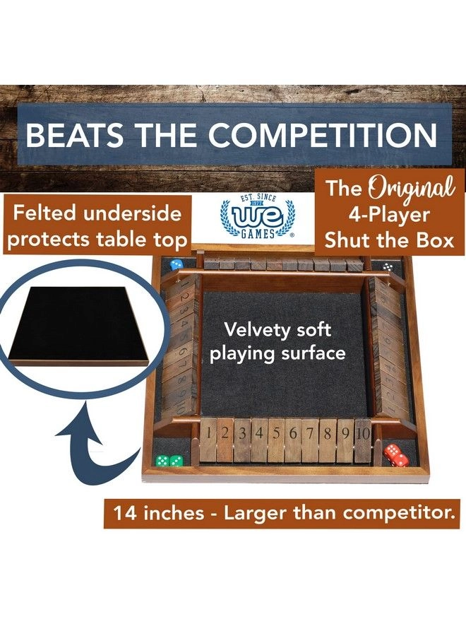 Shut The Box - Walnut Stain