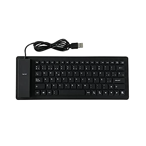 84 Keys Silicone Keyboard - ES Wired